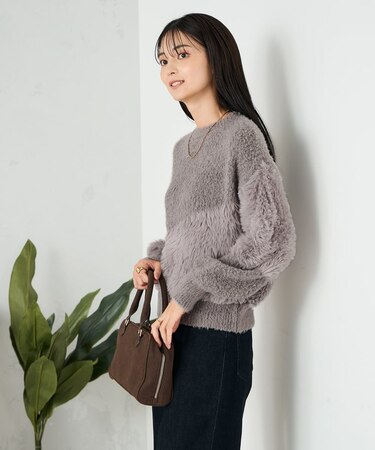 ミックスファンシーヤーンニット