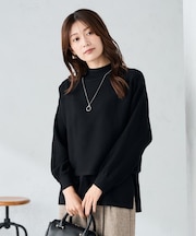 【2SET/雑誌InRed(宝島社)12月号掲載】クロップドニット＆ニットベスト