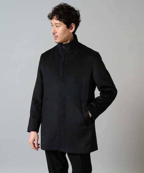 ウールライトビーバースタンドカラージャケット