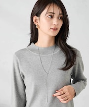 【洗える】プチハイネックニット
