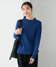 【洗える】プチハイネックニット
