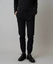 【イージーケア/毛玉になりにくい】スーパーストレッチジョガーパンツ【洗濯機で洗える】