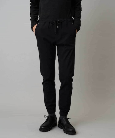 【イージーケア/毛玉になりにくい】スーパーストレッチジョガーパンツ【洗濯機で洗える】