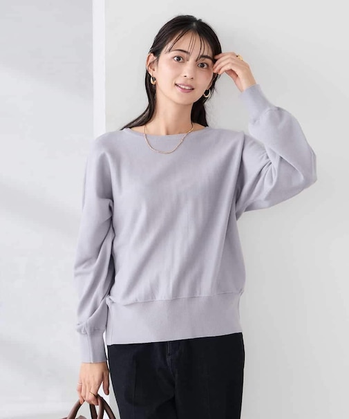 【2WAY】クルーネッククロップドカーディガン