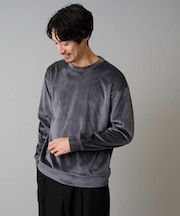 【洗濯機で洗える】カットコーデュロイプルオーバー