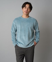 【洗濯機で洗える】カットコーデュロイプルオーバー