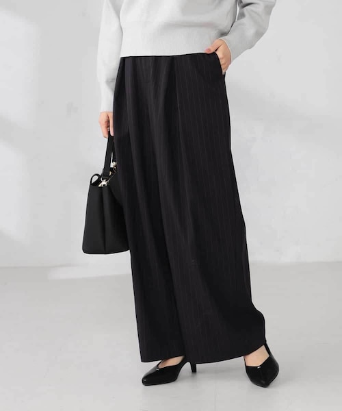 ストライプタックワイドパンツ｜アー・ヴェ・ヴェの通販｜&mall