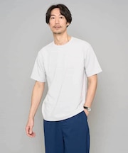 【雑誌MonoMax5月号掲載】キカジャカードセミワイドシルエットカットソー【イージーケア/洗濯機で洗える】