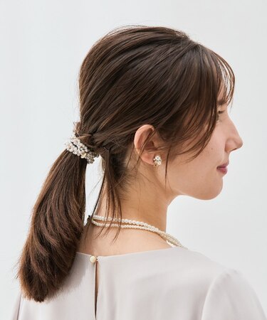 パール調ヘアポニー