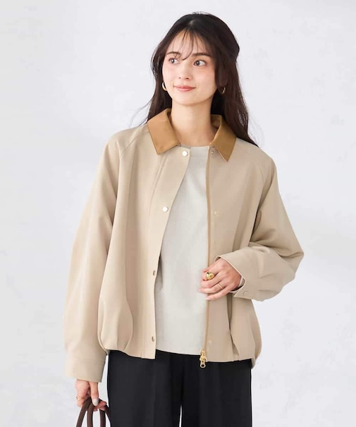 ステンカラーブルゾン