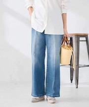 ワイドデニムパンツ