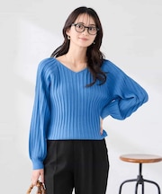 【洗える/UVカット】プリーツライクニット