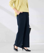 ［支持率NO.1/イージーケア/ストレッチ］スッキリ見えストレートパンツ