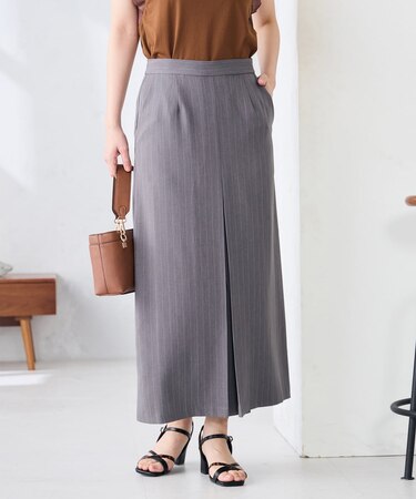 ストライプナロースカート