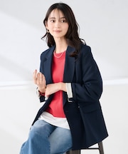 【洗える】ダブルブレストジャケット