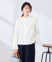 フリンジジャガードシャツ