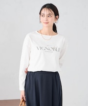 【コットン100%】ロゴアソートロンT