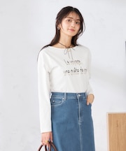 【コットン100%】ロゴアソートロンT