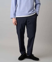 【イージーケア/洗濯機で洗える/毛玉になりにくい/ストレッチ】アムンゼンストレッチセミルーズパンツ