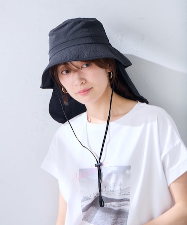 日よけ付きUVハット