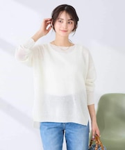 ペーパーライクヤーンニット