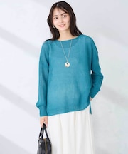 ペーパーライクヤーンニット