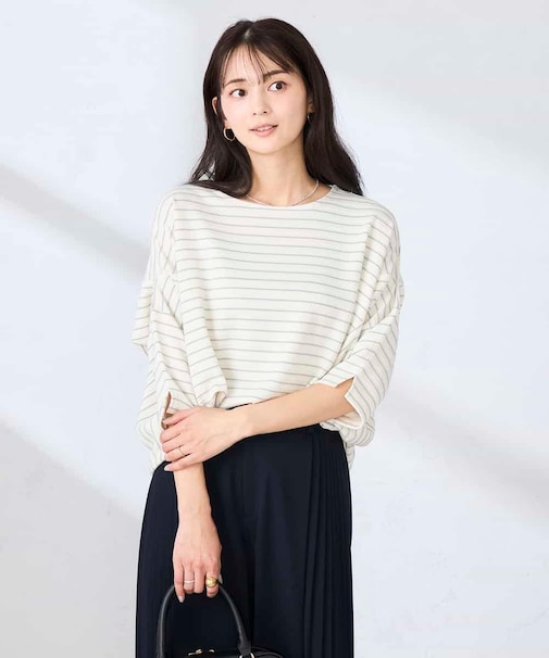 リップルバンザイスリーブカットソー