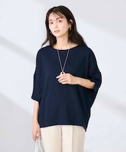 リップルバンザイスリーブカットソー