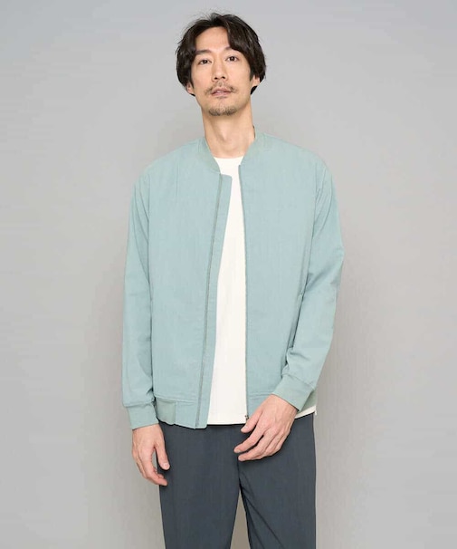 【イージーケア/洗濯機で洗える/毛玉になりにくい/ストレッチ】リライトリブブルゾン