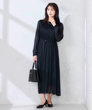 ランダムプリーツワンピース