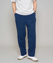 【イージーケア/洗濯機で洗える/毛玉になりにくい/ストレッチ】春リライト ワイドシルエットイージーパンツ