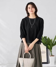 【雑誌InRed(宝島社)5月号掲載】幾何レースドルマンカットソー