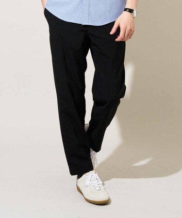 【雑誌MonoMax5月号掲載】リライトセミルーズアンクルパンツ【イージーケア/洗濯機で洗える/接触冷感/吸水速乾/UVカット/ストレッチ】