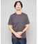 【接触冷感/UVカット/洗濯機で洗える/毛玉になりにくい】シルケットスムースクルーネックスマートＴシャツ