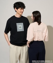 【コラボ/接触冷感】KANGOLスクエアプリントロングシルエットカットソー