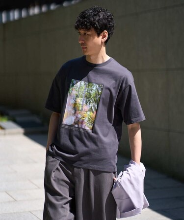 【コラボ/接触冷感】フォトグラファーコラボワイドシルエットカットソー