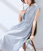 フレアシャツワンピース