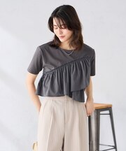 フリルドッキングTシャツ