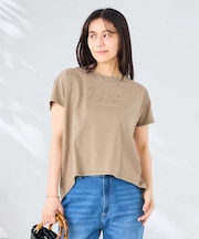 【接触冷感/UVカット】バックタックエンボスロゴＴシャツ