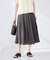 エアリーサテンフレアスカート