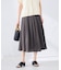 エアリーサテンフレアスカート