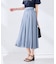 エアリーサテンフレアスカート