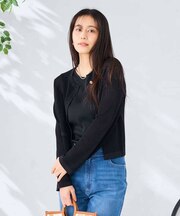 サマーメッシュショートカーディガン