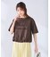 裾ドロストロゴTシャツ