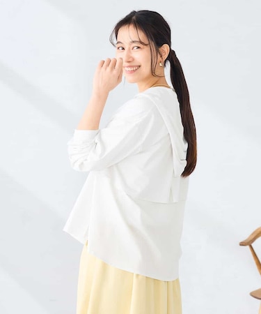 【UVカット】バックフレアパーカー