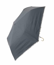 【遮光/晴雨兼用】折りたたみ日傘　アニマルパイピング