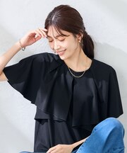 【接触冷感/UVカット】ケープトップス