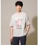 【接触冷感/洗濯機で洗える/イージーケア/毛玉になりにくい】フォトプリントワイドシルエットカットソー