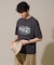 【接触冷感/洗濯機で洗える/イージーケア/毛玉になりにくい】フォトプリントワイドシルエットカットソー