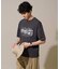 【接触冷感/洗濯機で洗える/イージーケア/毛玉になりにくい】フォトプリントワイドシルエットカットソー